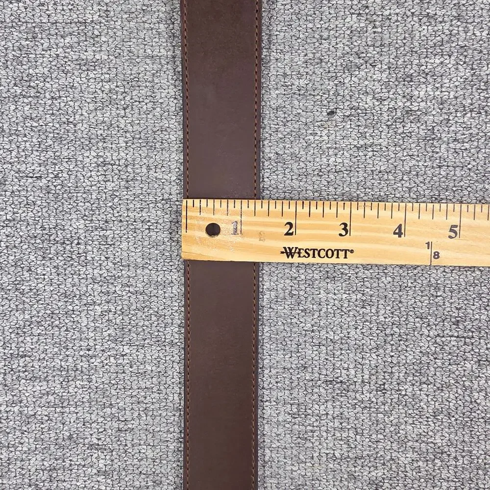 KENNETH COLE REVERSIBLE LEATHER BELT – SIZE 32 – BLACK/BROWN – 27